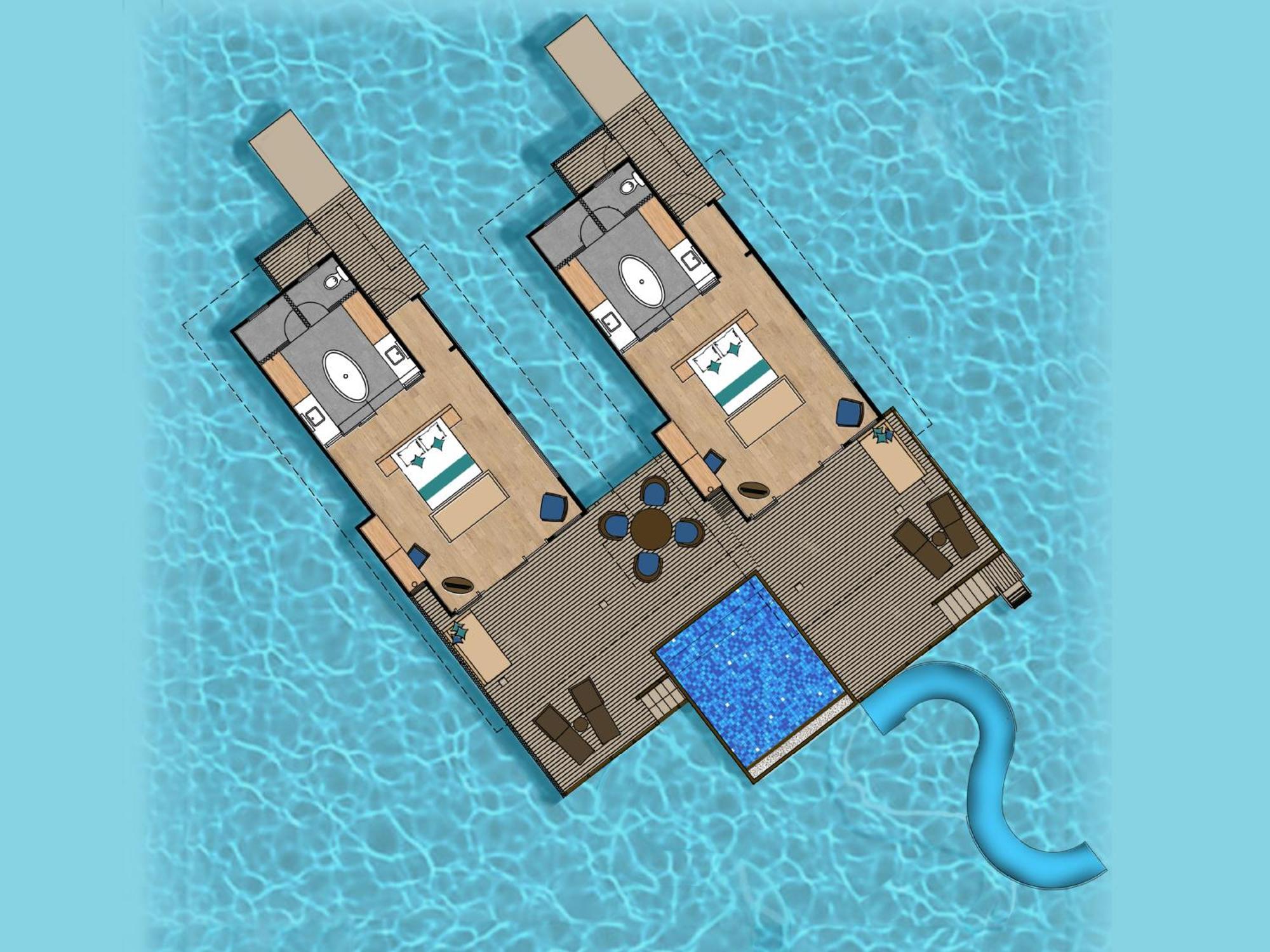 Siyam World Maldives Otel Dhigurah  Oda fotoğraf