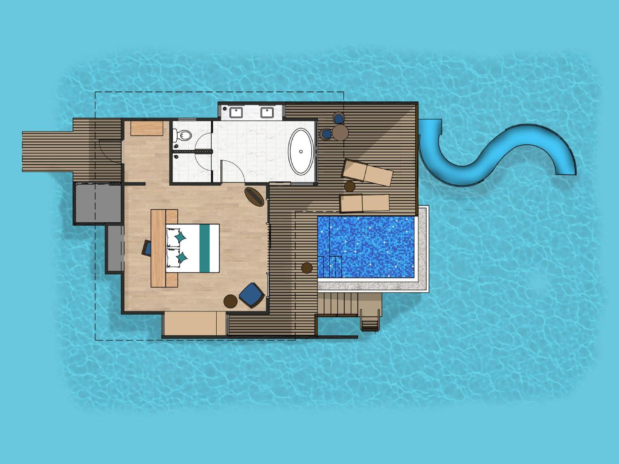 Siyam World Maldives Otel Dhigurah  Oda fotoğraf